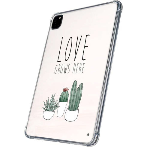 Love Grows Here iPad Pro 11in (2024) Clear Case